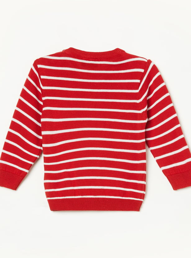 JUNIORS Boys Graphic Knitted Sweater
