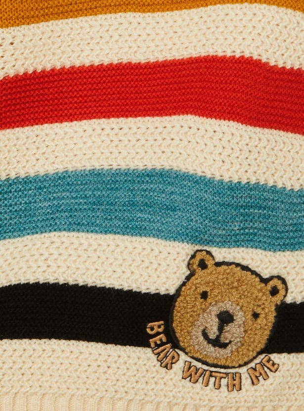 JUNIORS Boys Striped Knit Sweater