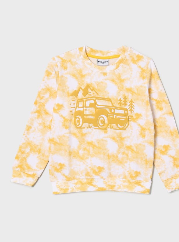 FAME FOREVER Boys Graphic Print Sweatshirt