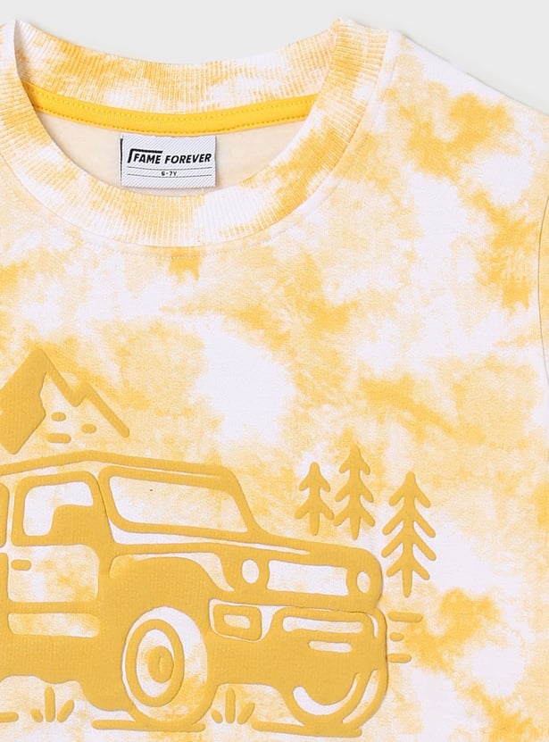 FAME FOREVER Boys Graphic Print Sweatshirt