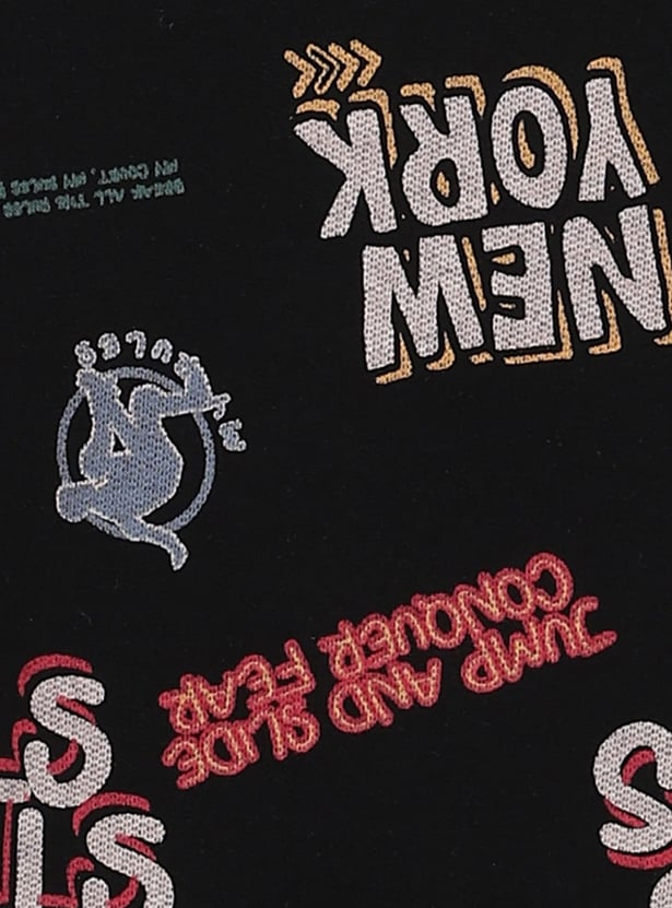 FAME FOREVER Boys Typographic Print Sweatshirt