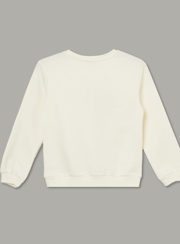 FAME FOREVER Girls Graphic Print Sweatshirt