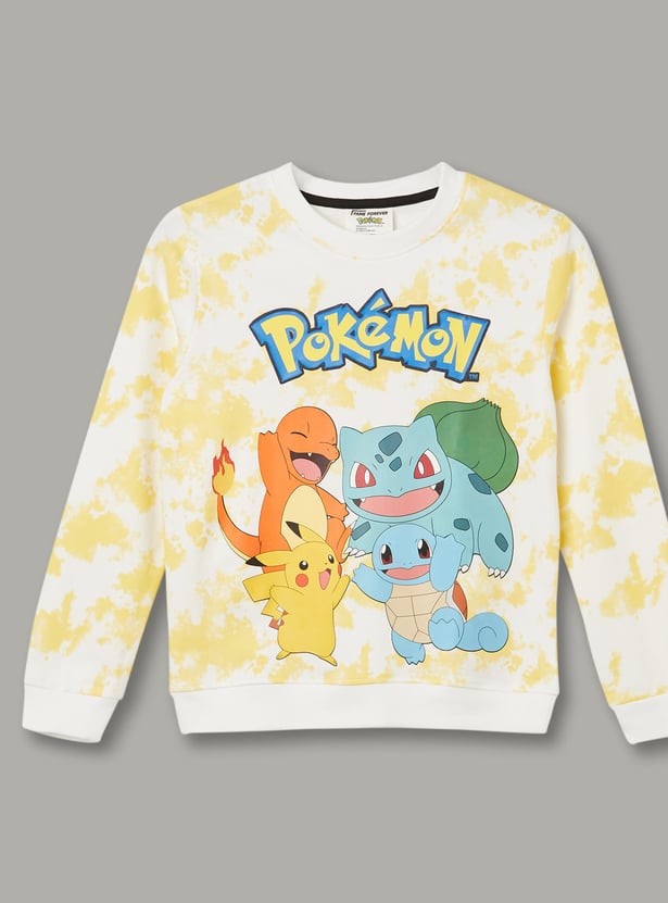 FAME FOREVER Boys Pokemon Print Sweatshirt