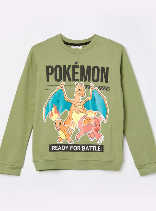 FAME FOREVER Boys Pokemon Print Sweatshirt