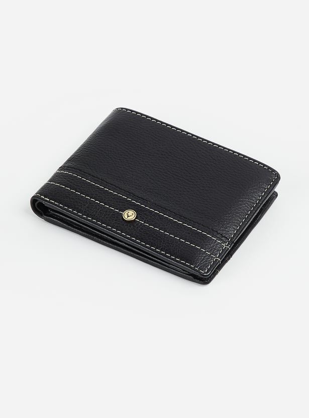 ALLEN SOLLY Textured Bi-Fold Wallet