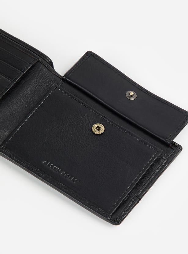 ALLEN SOLLY Textured Bi-Fold Wallet