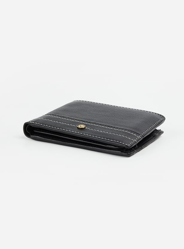 ALLEN SOLLY Textured Bi-Fold Wallet