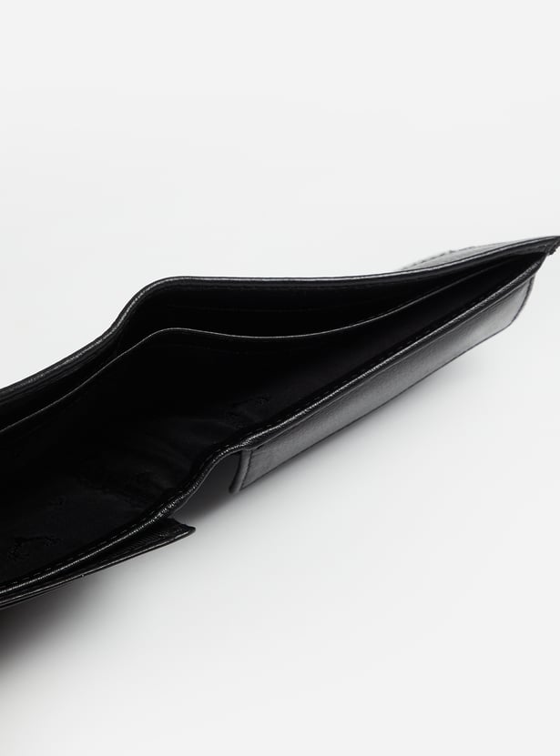 ALLEN SOLLY Textured Bi-Fold Wallet