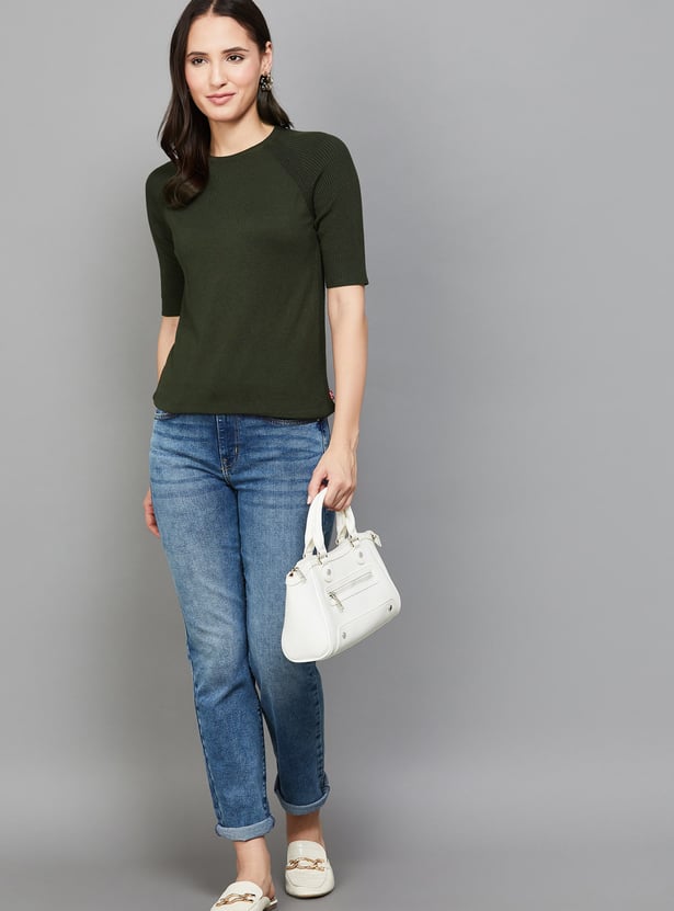 LEVI'S Ribbed Knit Top
