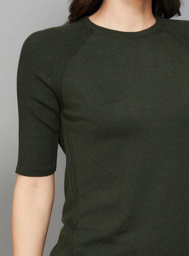 LEVI'S Ribbed Knit Top