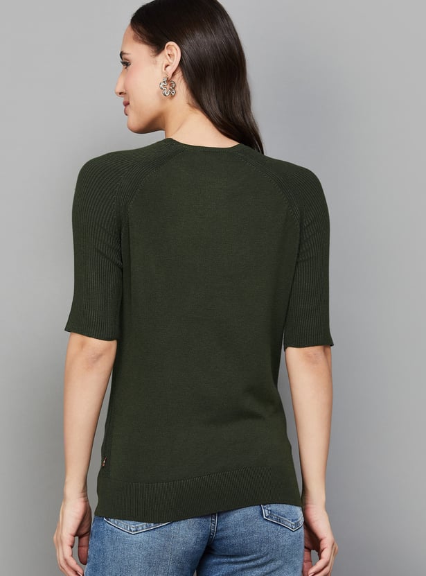 LEVI'S Ribbed Knit Top