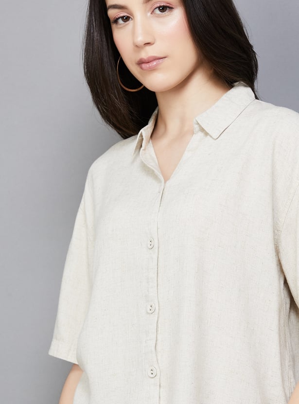 KRAUS Solid Slim Fit Shirt