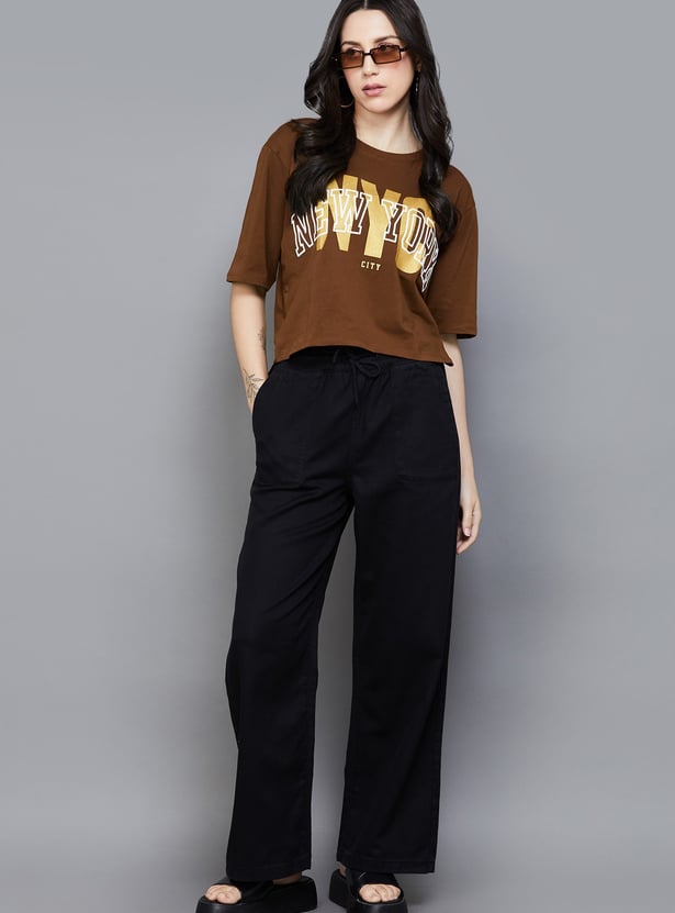 KRAUS Typographic Print T-shirt