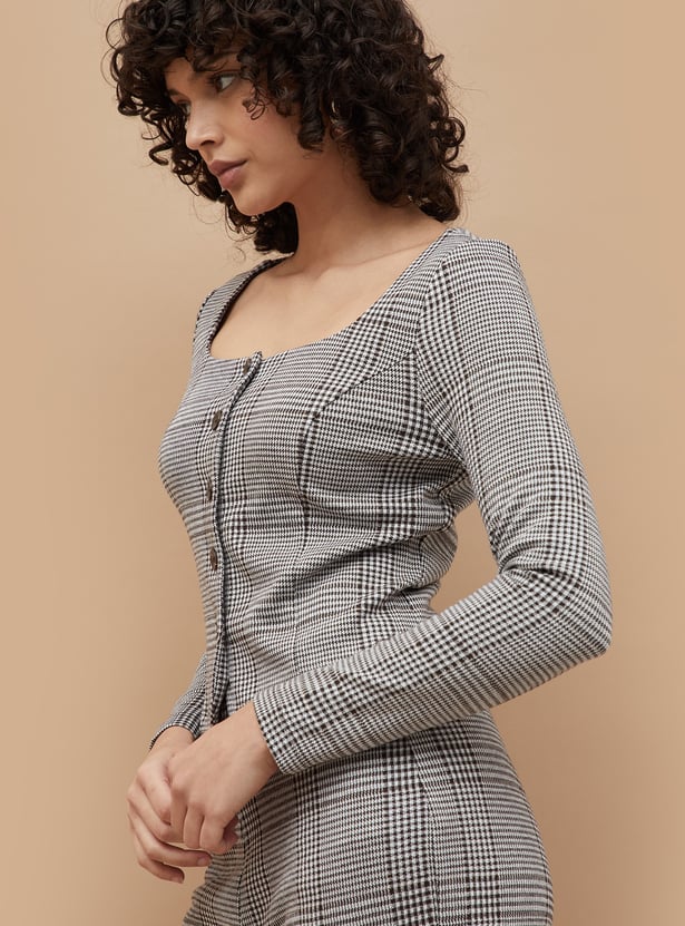 GINGER Checked Top