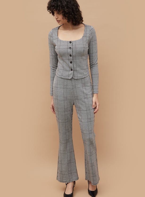 GINGER Checked Top