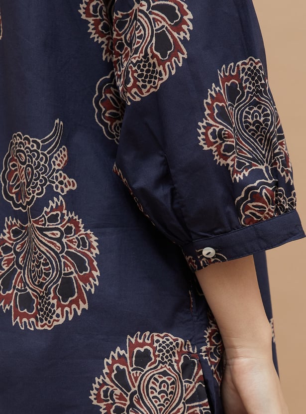 MELANGE Ethnic Motif Straight Kurta