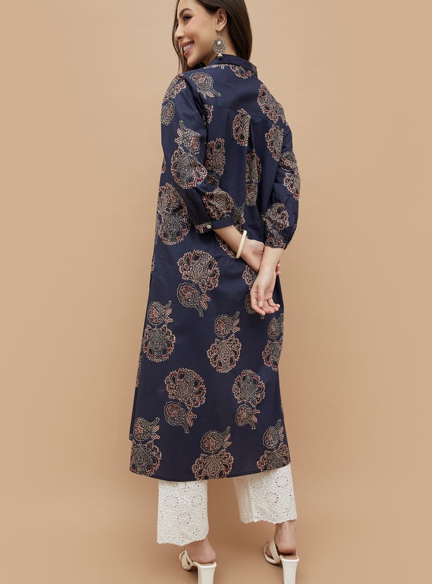MELANGE Ethnic Motif Straight Kurta