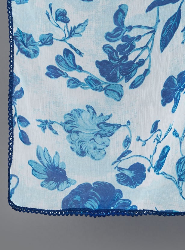 W Floral Print Dupatta