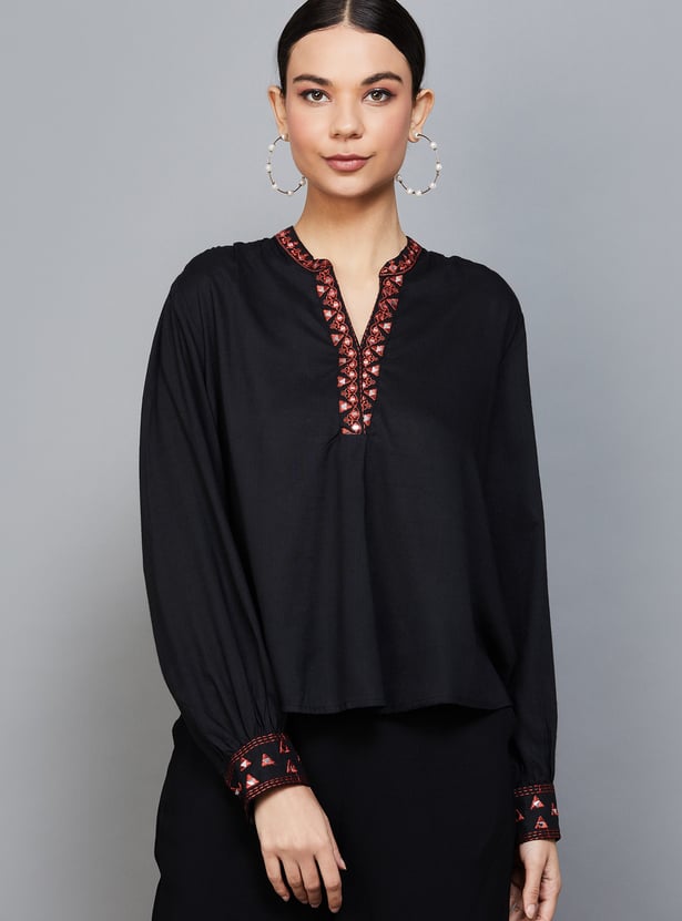 BIBA Mirror-Work Top
