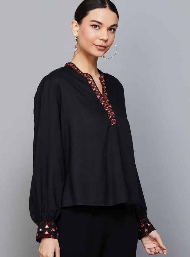 BIBA Mirror-Work Top