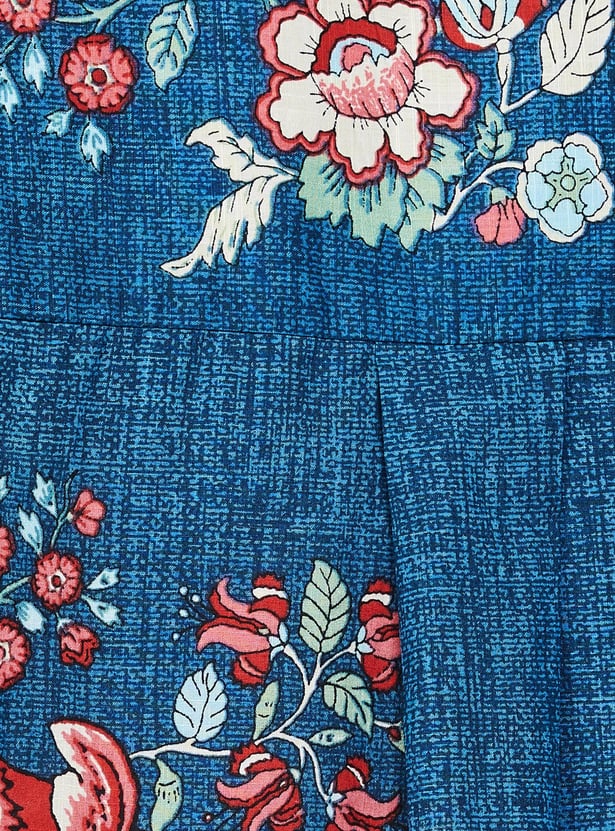 BIBA Floral Print Tunic with High Low Hem