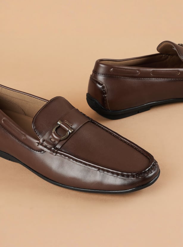 CODE Leather Penny Loafers