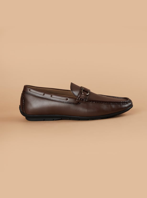 CODE Leather Penny Loafers