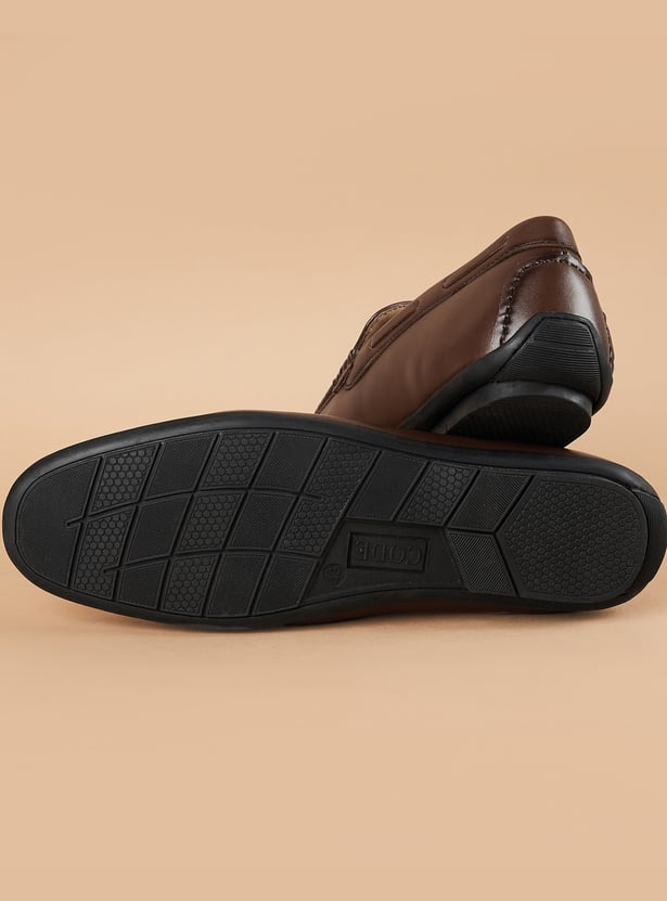 CODE Leather Penny Loafers