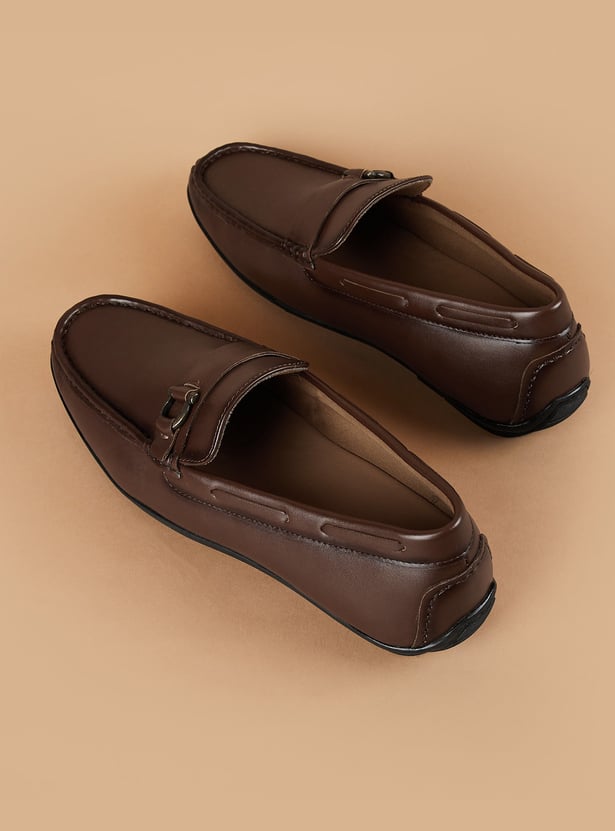 CODE Leather Penny Loafers