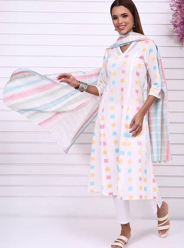AURELIA Striped Dupatta
