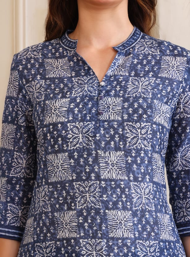 AURELIA Printed Straight Kurta Set