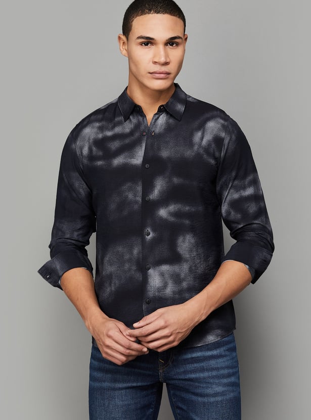 SPYKAR Printed Regular Fit Shirt