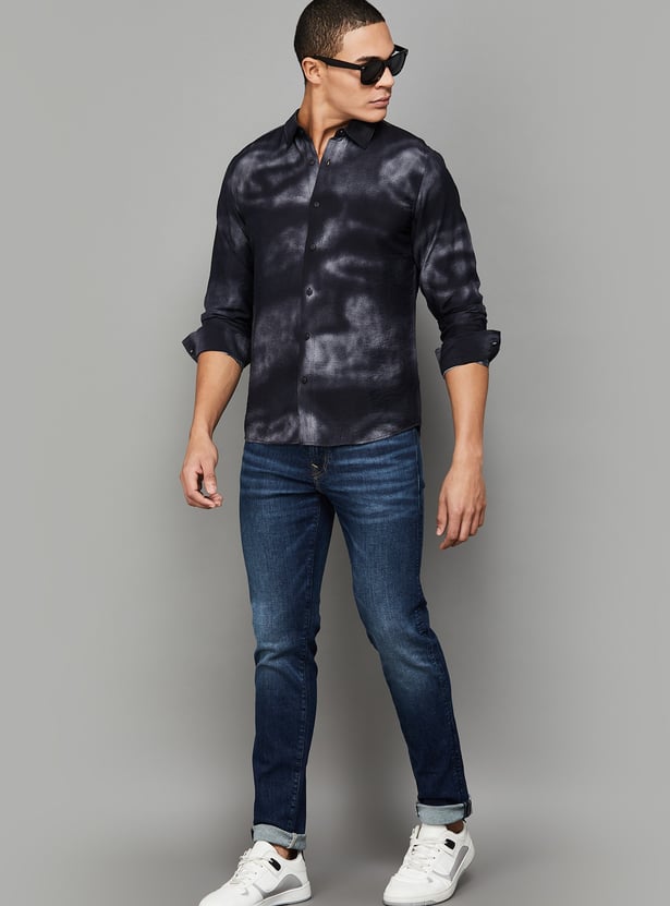 SPYKAR Printed Regular Fit Shirt