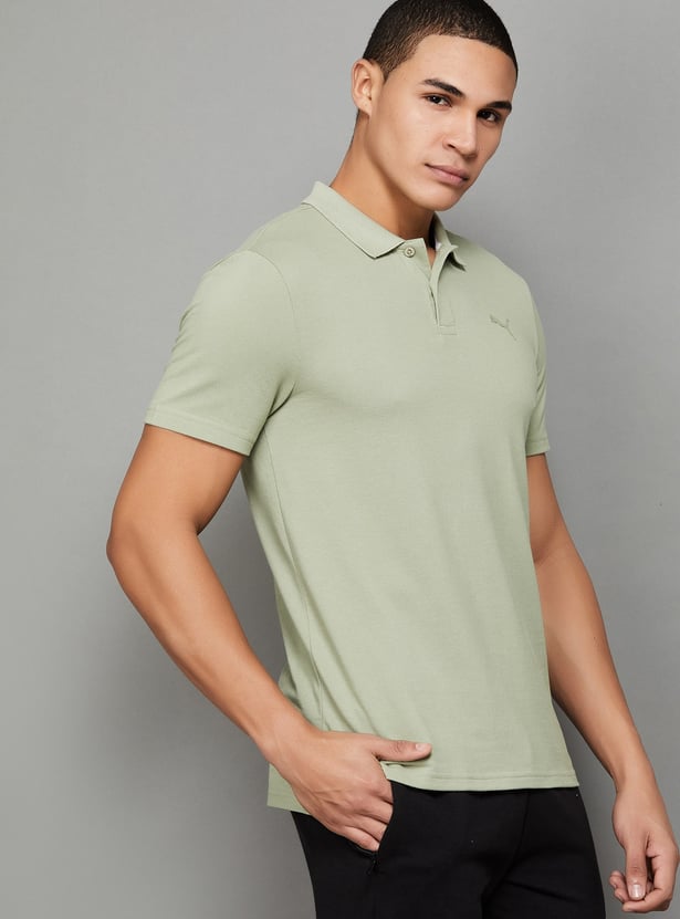 PUMA Solid Polo T-shirt