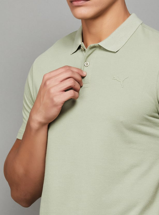 PUMA Solid Polo T-shirt