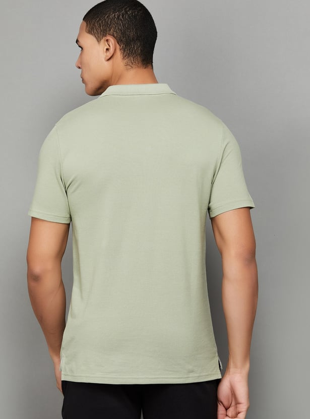 PUMA Solid Polo T-shirt