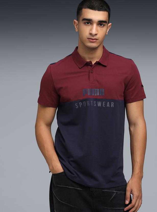 PUMA Colourblocked Polo T-shirt
