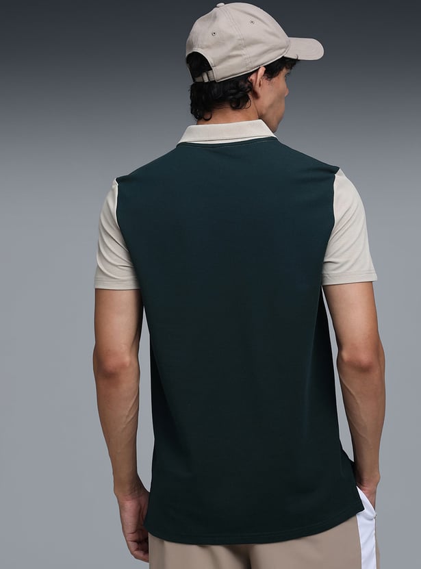 PUMA Colourblock Sports Polo T-shirt