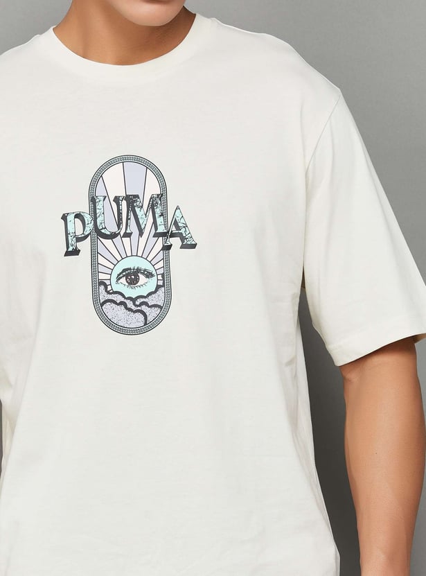 Buy PUMA Graphic Print Sports T-shirt from PUMA at just INR 2299.0