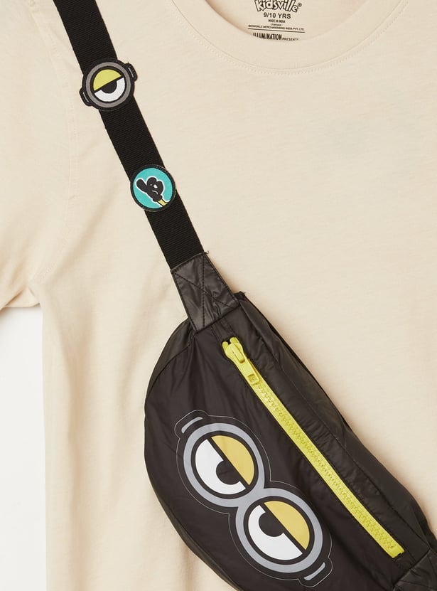 KIDSVILLE Boys Minions Waistbag T-shirt