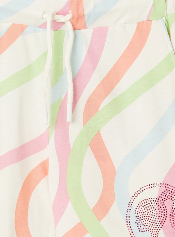KIDSVILLE Girls Barbie Print Shorts