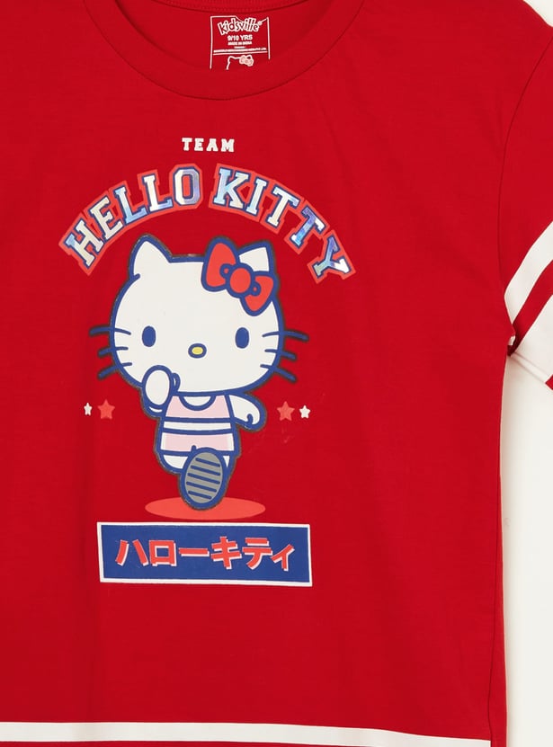 KIDSVILLE Girls Hello Kitty T-shirt
