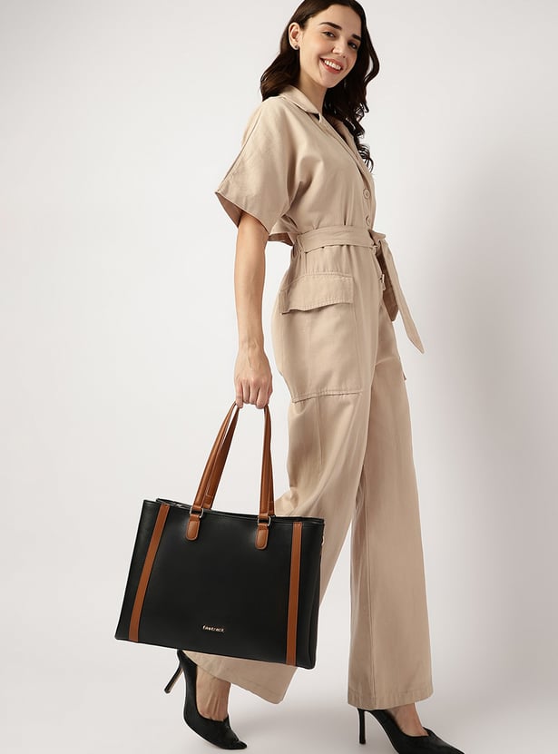 FASTRACK Solid Shoulder Bag