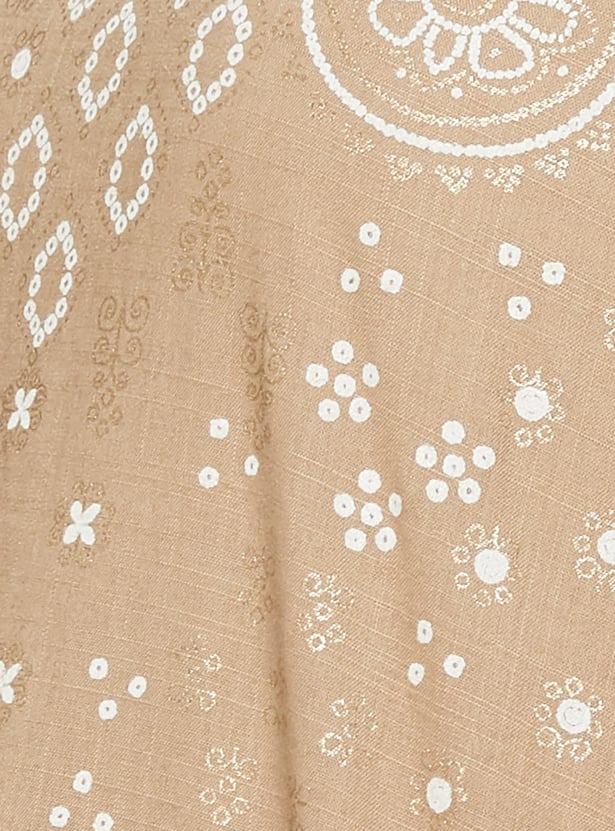 BIBA Bandhani Print Straight Kurta