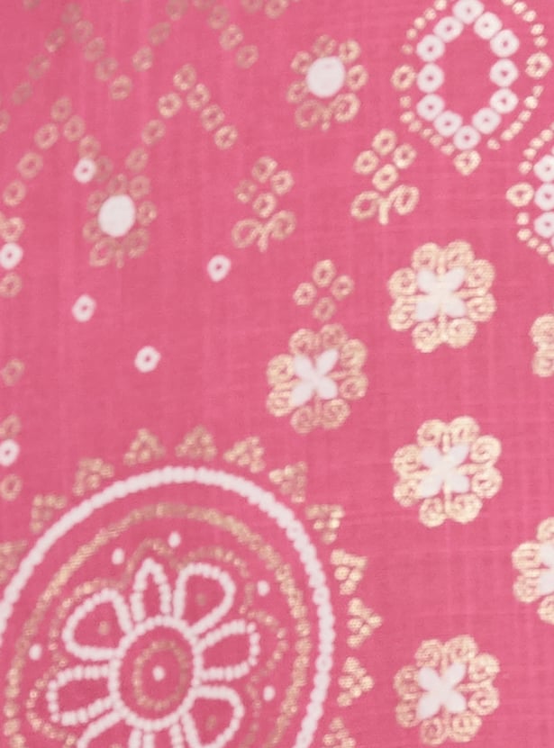 BIBA Bandhani Print Straight Kurta