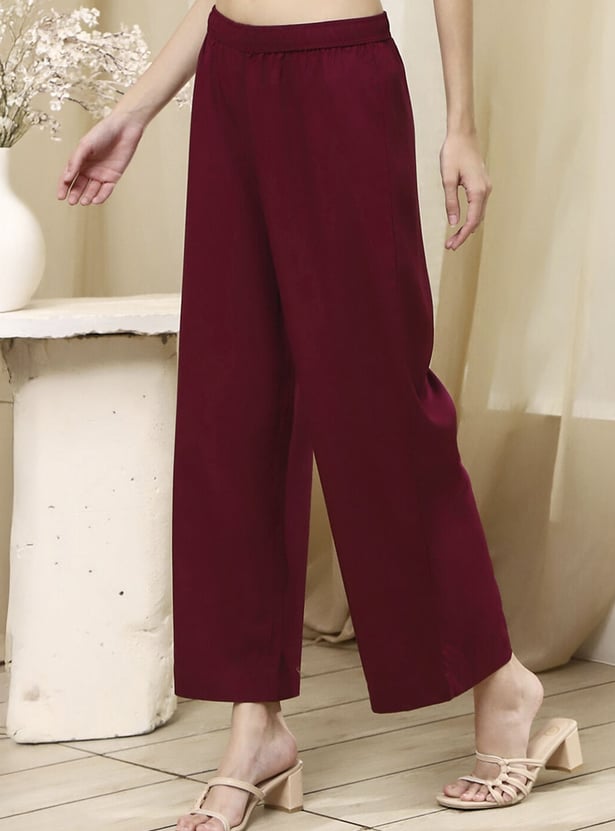 BIBA Solid Palazzos