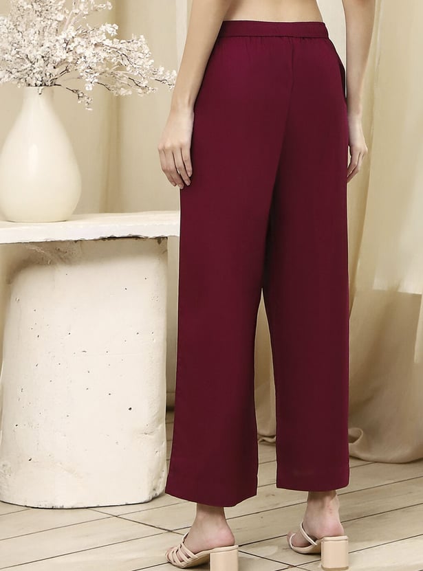 BIBA Solid Palazzos