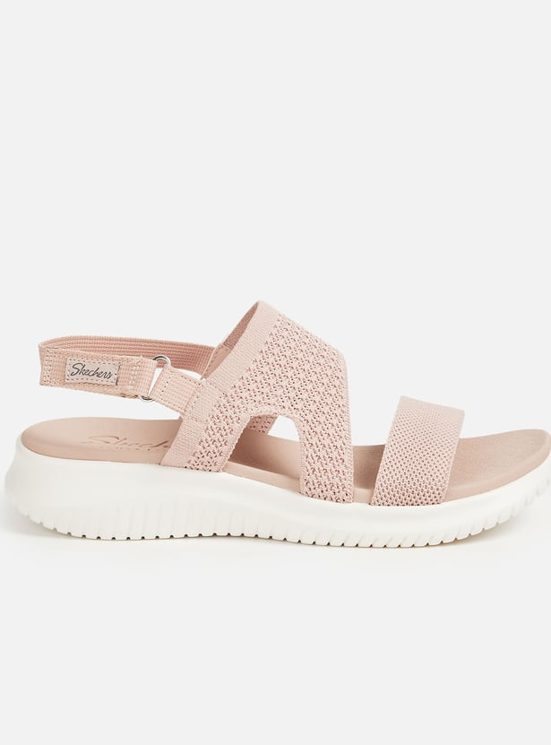 SKECHERS Ultra Flex Stratch Knit Sandals