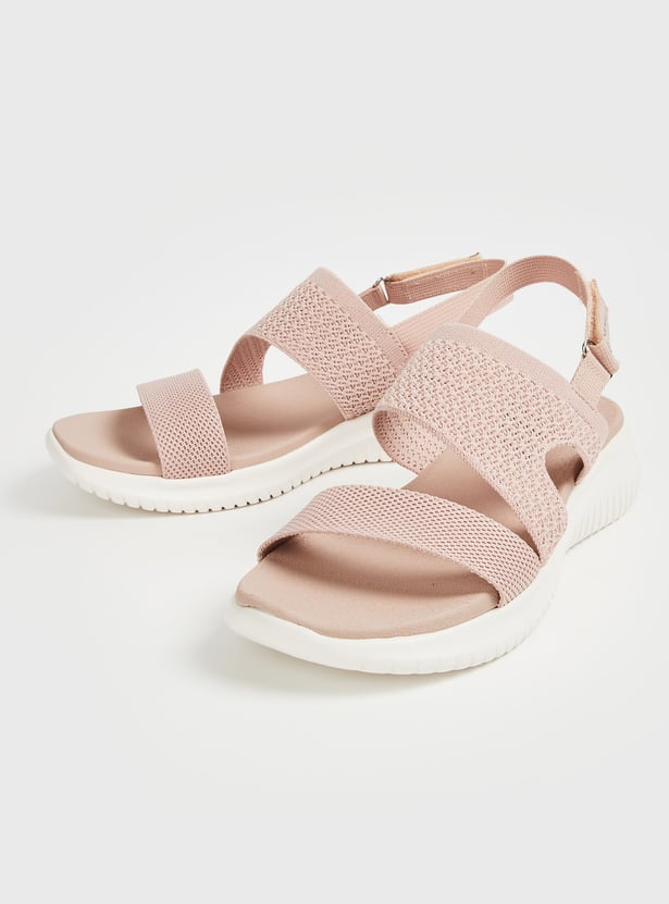 SKECHERS Ultra Flex Stratch Knit Sandals