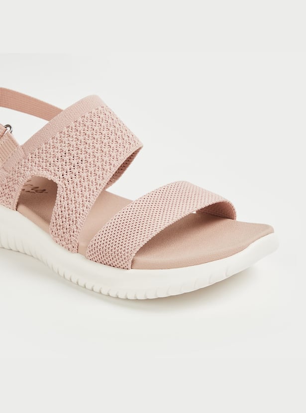 SKECHERS Ultra Flex Stratch Knit Sandals